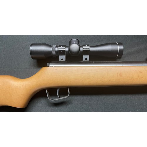 275 - SMK Model 15 .177 cal Air Rifle with 375mm long barrel. No serial number. Fitted with an SMK 4 x 32 ... 