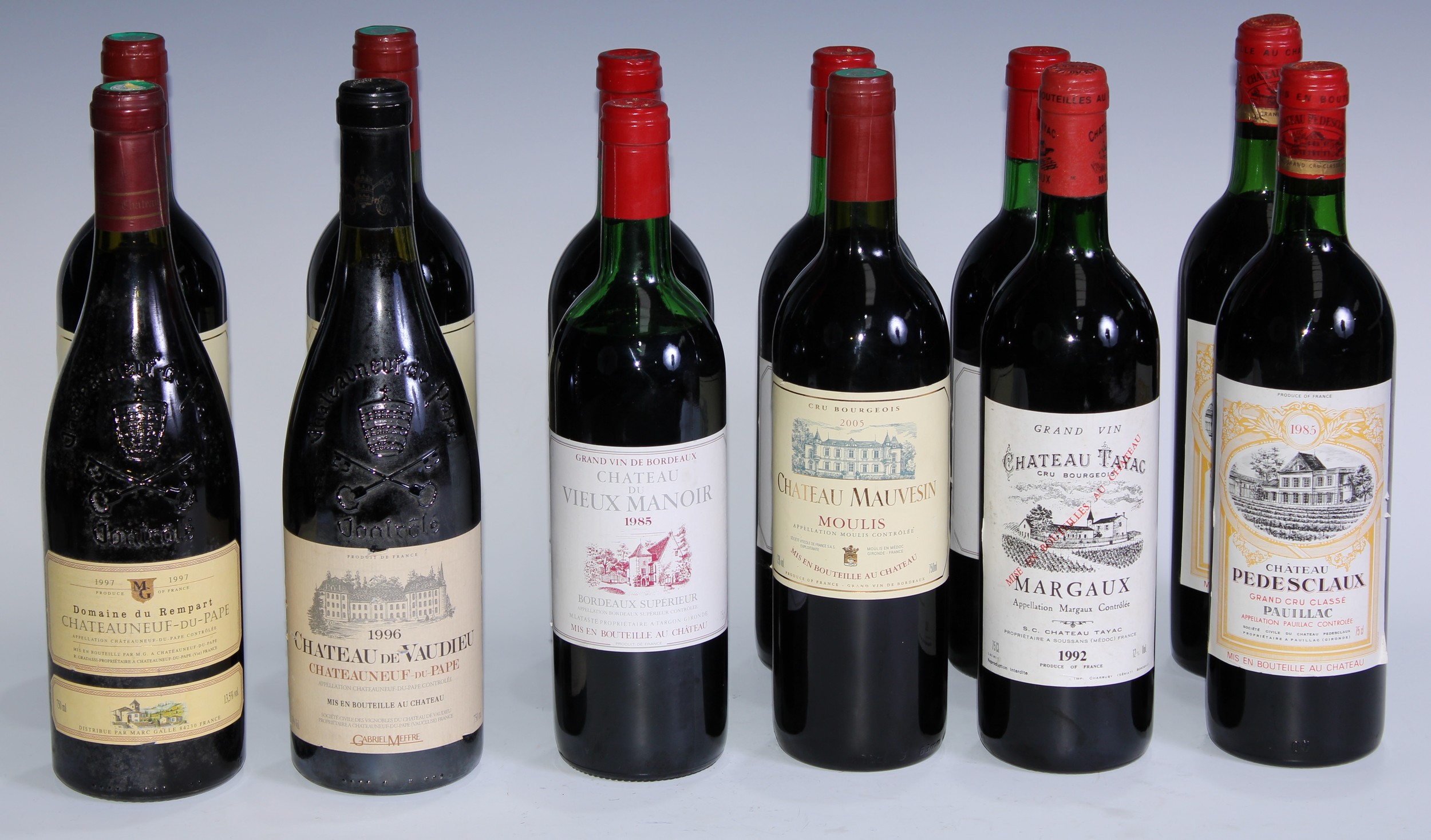 Four bottles of Château du Vieux Manoir 1985 Bordeaux Supéri...
