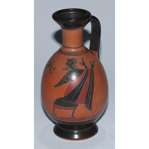 5209 - A museum type facsimile, after an Ancient Greek vase of the Geometric period, painted in the encaust... 