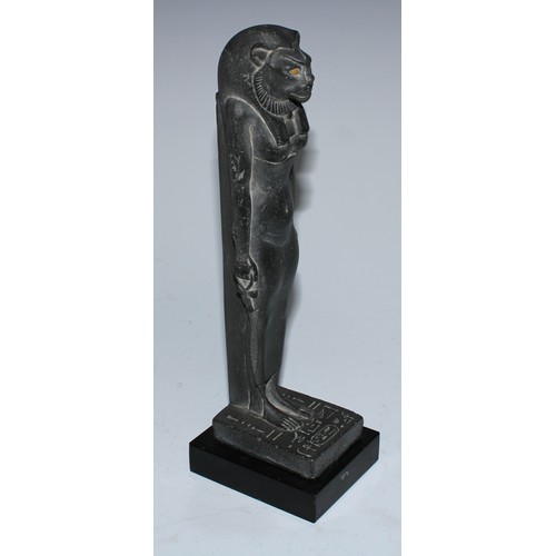 5214 - A museum-type composition model, of Sekhmet, after the Ancient Egyptian, 26.5cm high