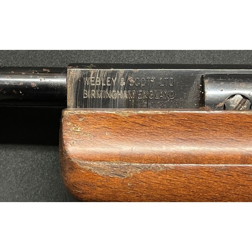 282 - Webley Tomahawk .22 Cal Air Rifle with 445mm long barrel. Serial no 887352. Fitted with Simmonds Mod... 