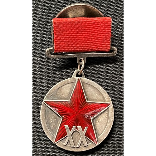 174 - Post war Soviet Red Army Guards Badges x 2 and reproduction Excellent soldiers badges x 7, original ... 