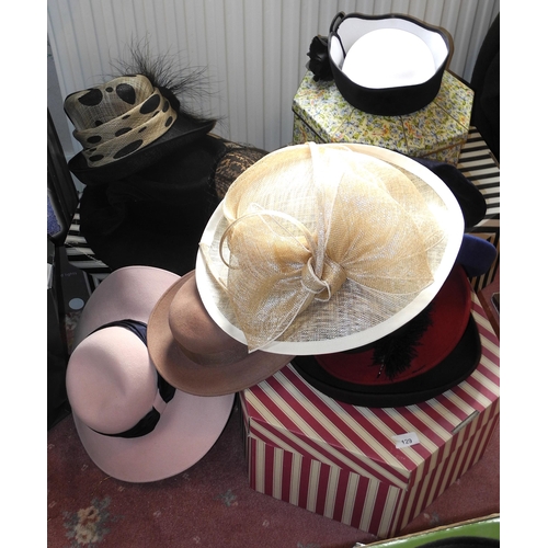 129 - Ladies Fashion - Hats, Genevieve Louis, Mitzi Lorenz, felts, etc