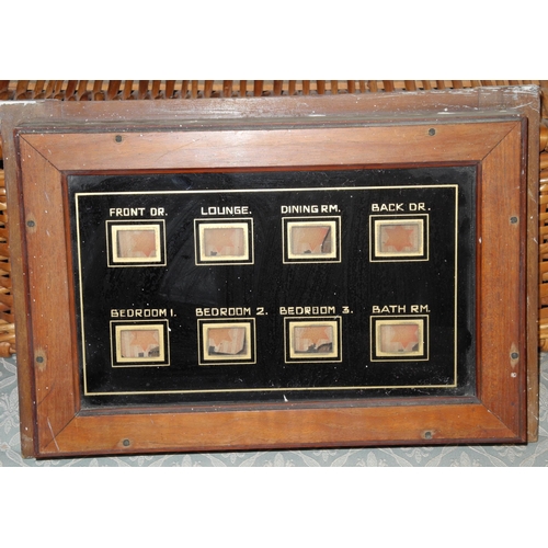 132 - A late Victorian/Edwardian servant/ butlers call box, Front D, Lounge, Dining Rm, Back Dr, Bedroom 1... 