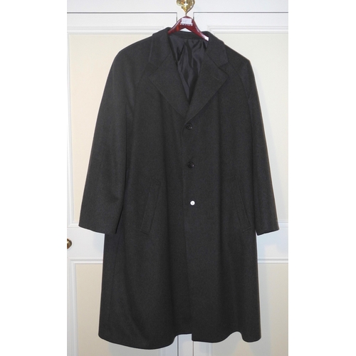 148 - A Christian Dior gentleman's wool grey overcoat