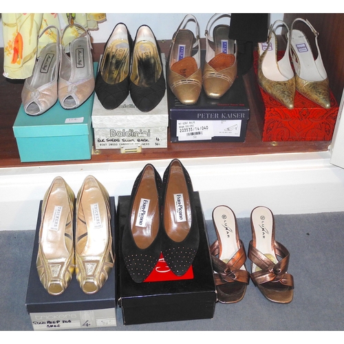 150 - Ladies Shoes - Peter Kaiser. Evan Picone, Lunar, Renata;   others, size 4