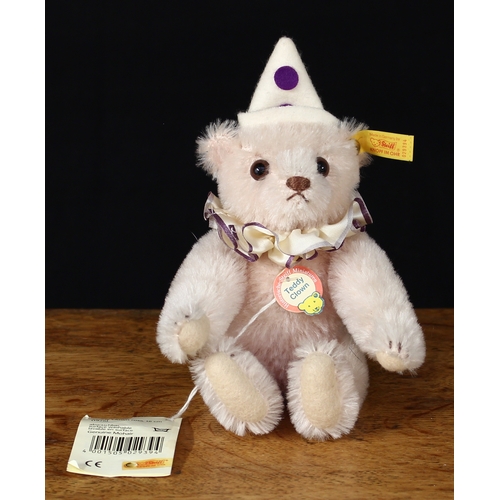 131 - Steiff (Germany) 029394 Teddy Clown, 1926 replica, trademark Steiff button to ear with red and yello... 