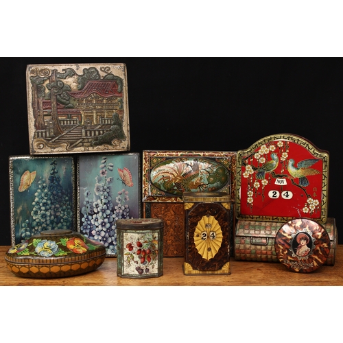 147 - Advertising - a collection of early 20th century and later advertising tins, including a 1920’s roun... 