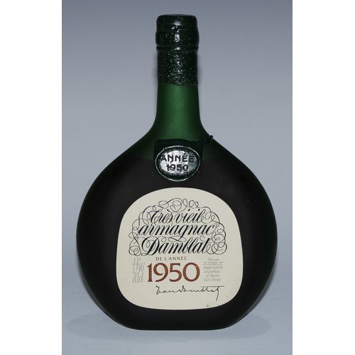 100 - Damblat 1950 Tres Vieil Vintage Armagnac, bottled c. 1980, 70cl, 40%, labels good, level within shou... 