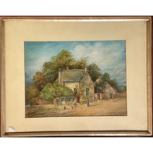 684 - Pictures and Prints - R. R. Pickford (c.1900), Machon Bank, Sheffield, signed, oil, 22cm x 30cm; R. ... 