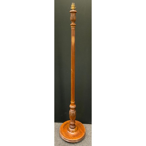 150 - A George III mahogany wash stand, square top, under tier with single drawer; another similar; an Edw... 