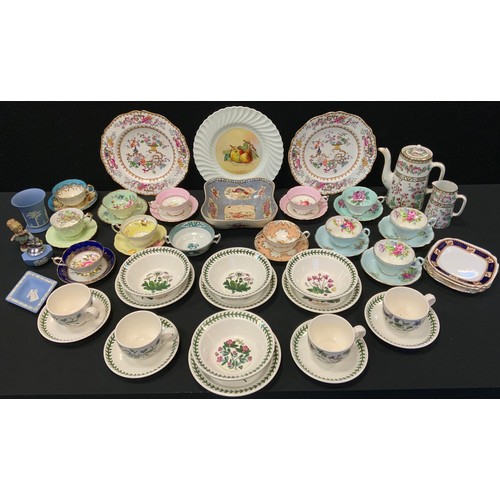 167 - Ceramics  - Victorian and later tableware inc Aynsley, Paragon, Wedgwood jasperware, etc
