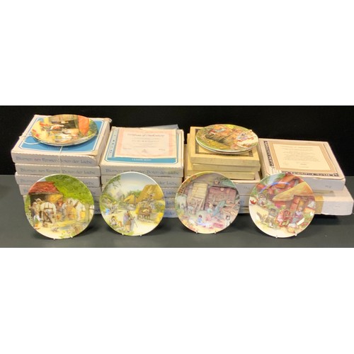 178 - Collectors plates - a Royal Albert Flowers Festival plates;  set of twelve E W H Collande Classic Ro... 