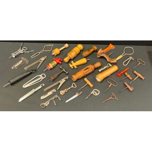 132 - Corkscrews, various, mainly 20th century
