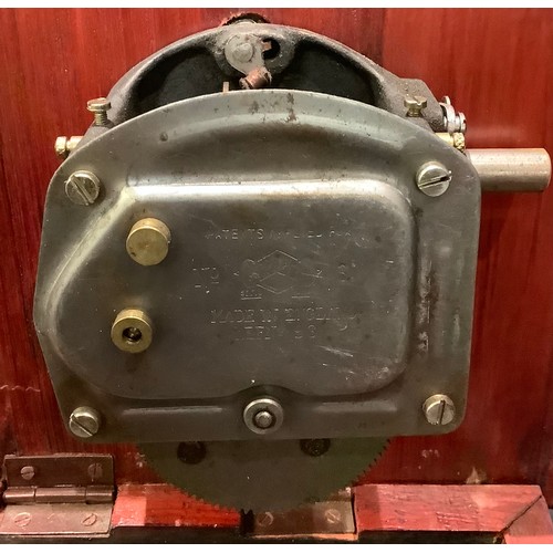 92 - A reproduction HMV horned gramophone