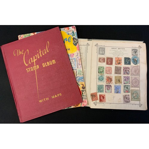 267 - Stamps - Stanley Gibbons No O stamped album of all world stamps inc penny reds, Two penny blue, etc ... 