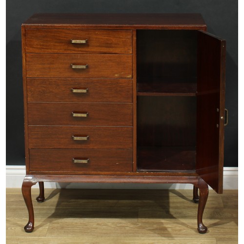 A Fyne Ladye sheet music filing cabinet, Stone's patent fall