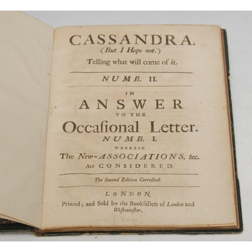 259 - Scotland & Ireland, Jacobitism & Jacobite, Polemical Opposition to Daniel Defoe - [Leslie (Charles)]... 