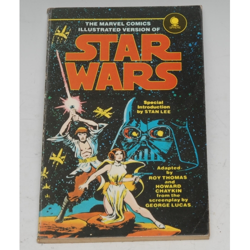 262 - Star Wars - Signed by C-3PO, Lucas (George), Thomas (Roy), Chaykin (Howard), & Lee (Stan, introduced... 