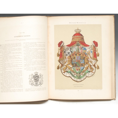 153 - Heraldry, Germany - Ströhl (Hugo Gerard), Deutsche Wappenrolle [...], Stuttgart: Verlag von Julius H... 