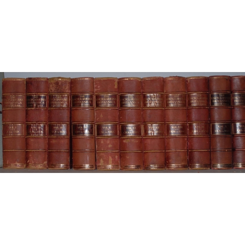 133 - Encyclopædia Britannica, two sets: eleventh edition, twenty-five volume set, Cambridge: at the Unive... 