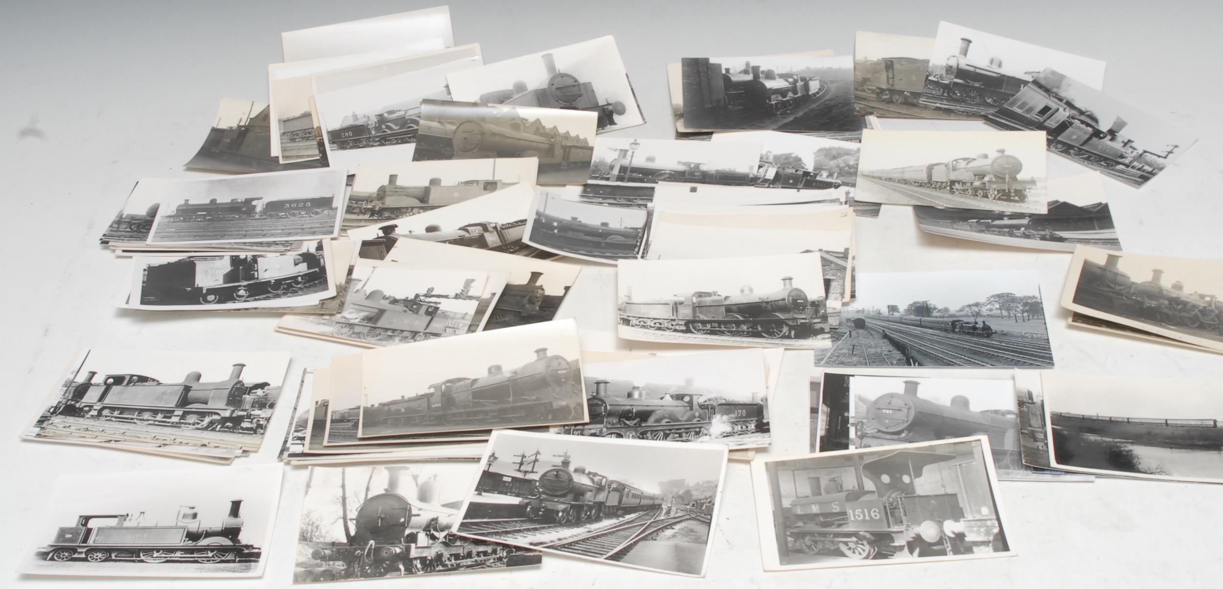 Photography - Railwayana - a collection of postcard size pho...