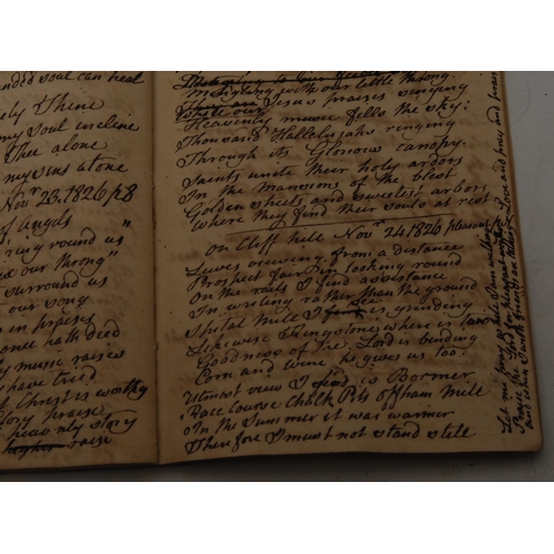 370 - Piety in late Georgian England, East Sussex - an early 19th century ink manuscript commonplace book ... 