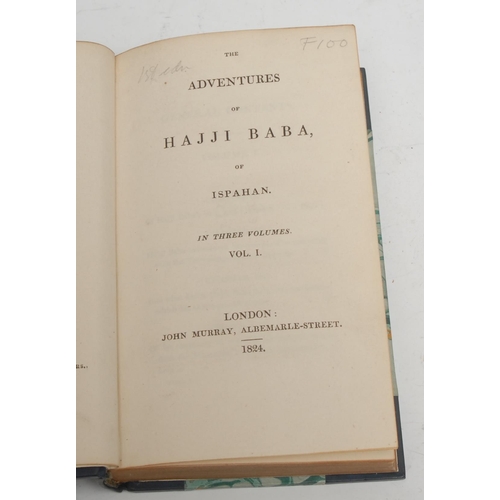 230 - Persia and the Qajar Dynasty - Author's Presentation Copy, [Morier (Sir James Justinian)], The Adven... 