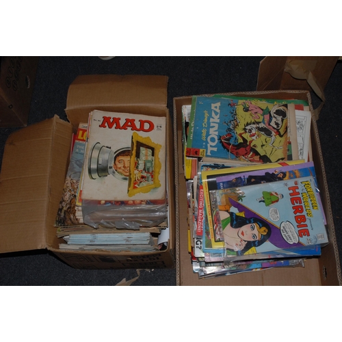 107 - Comic Books - Miscellaneous, including Mad, c. 1960s; Disney's Tonka, Donald Duck, Zorro, etc; other... 