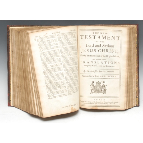 40 - Bible, English King James Version -  The Holy Bible [...] [issued with and bound at the front] The B... 