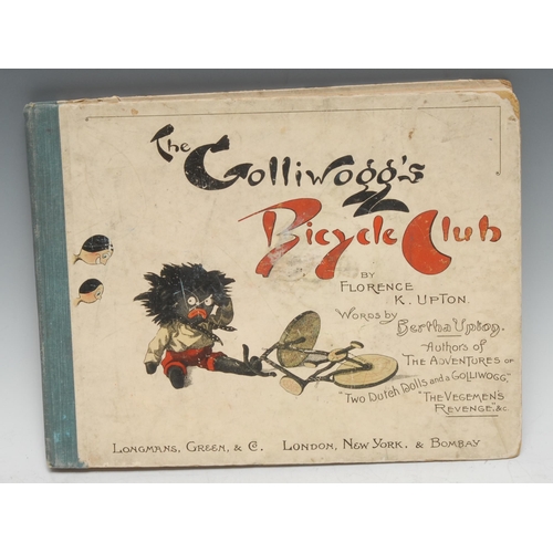 71 - Children's Book - Upton: (Florence, illustrator) & (Bertha), The Golliwog's Bicycle Club, first edit... 