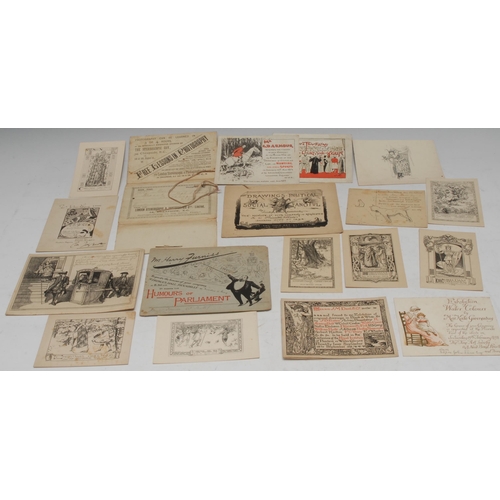 438 - Graphic Art and Illustration - a collection of 17 early 20th century Christmas card, publisher's &/o... 