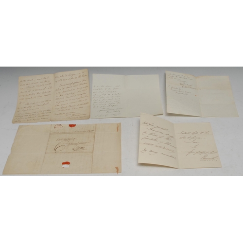 371 - Politics and the Aristocracy - a collection of ten autographs, comprising ten ALS, a typed letter si... 