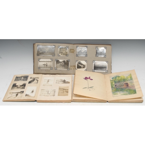 329 - An early 20th century Suffolk family, two early 20th century manuscripts, inscribed and compiled by ... 