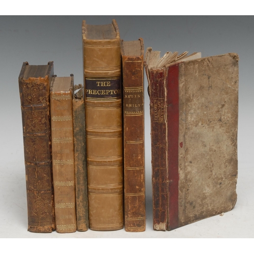 70 - Children's and Juvenile Didactic Books - Binding, Telemachus & Hickes (Dr George, translator), Instr... 