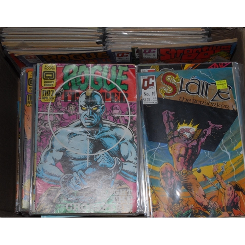 108 - Comic Books - QC (Quality Comics), various titles, including Judge Dredd, 1980s and later, [1 box]