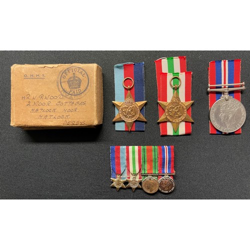 WW2 British Royal Engineers Medal Group to RWR Wood comprising of 1939 ...