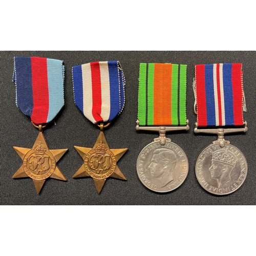 13 - WW2 British Medal group to Trooper RL Clay, Royal Armoured Corps, comprising of 1939-45 Star, France... 