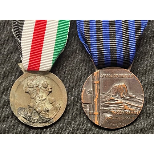 54 - WW2 Third Reich Medaille für den Italiensch-Deutschen Feldzug in Afrika - Italian/German African Cam... 