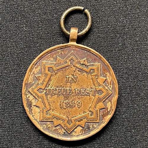 89 - 1849 Bavarian Danish Campaign Medal. No ribbon.