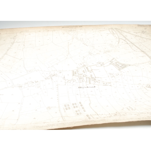 449 - Cartography - Nottinghamshire - Ordnance Survey - a map of Mansfield Town Centre, supplied by Edward... 