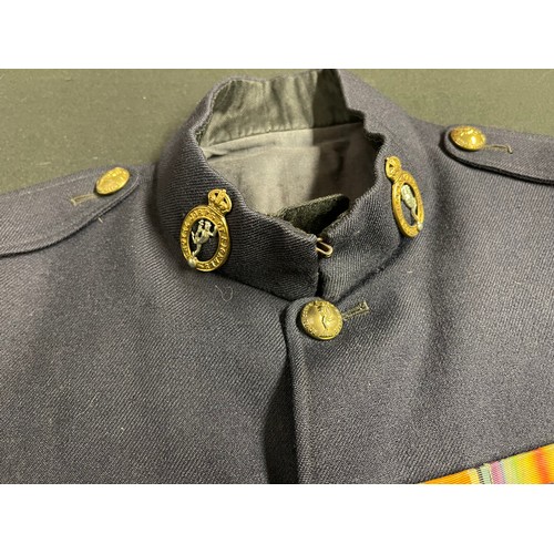 108 - WW2 British pre war Royal Signals Sgt's Dress Blue uniform. Complete with all buttons and insignia p... 