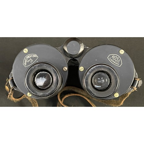 109 - WW2 British Binoculars Prismatic No.5 MkII x 7. Maker marked 