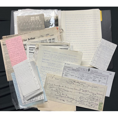 122 - WW2 British hand written archive by Sgt. Fred Hesk MM, RAMC. Captured at Dunkirk and imprisoned in S... 