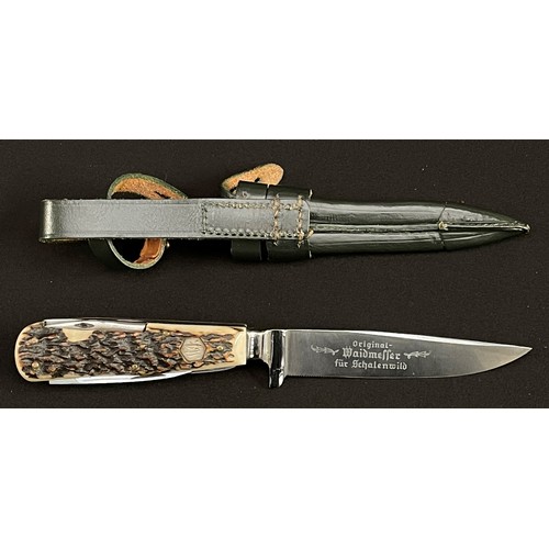 170 - Puma of Solingen Gamekeepers Knife Model No.3591. Handmade Multi blade knife with large single edged... 