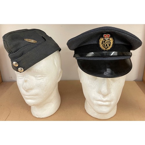 175 - RAF field service cap, private purchase, with staybrite badge and buttons by 