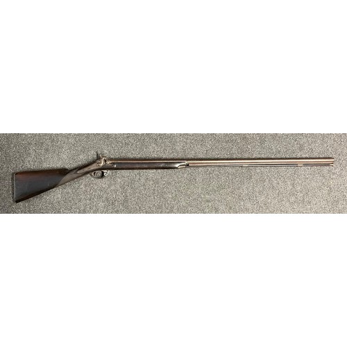 193 - Percussion cap musket with 100.5cm long smoothbore barrel. Lock is maker marked 