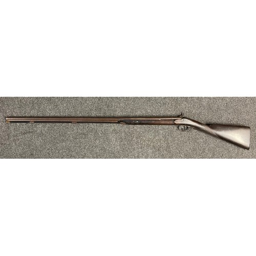 193 - Percussion cap musket with 100.5cm long smoothbore barrel. Lock is maker marked 