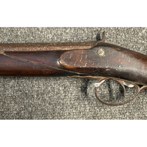 193 - Percussion cap musket with 100.5cm long smoothbore barrel. Lock is maker marked 