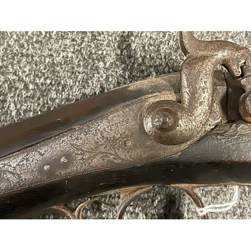 193 - Percussion cap musket with 100.5cm long smoothbore barrel. Lock is maker marked 